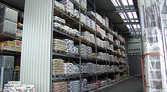 rack clad warehouse pallet rack