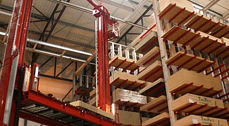 Stacker crane - automatic storage system