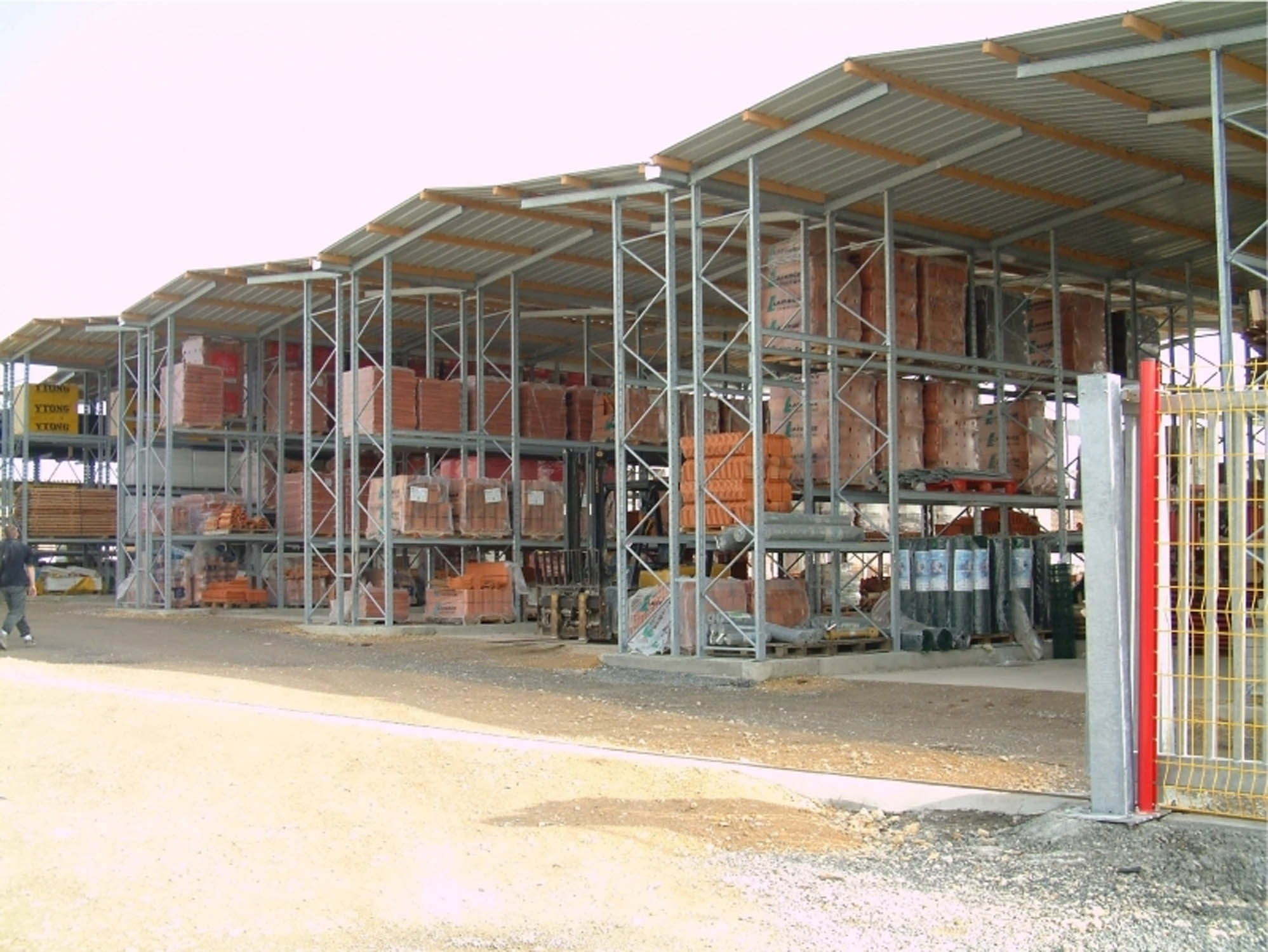 Rack Clad Warehouse Racking systems as a hall OHRA UK