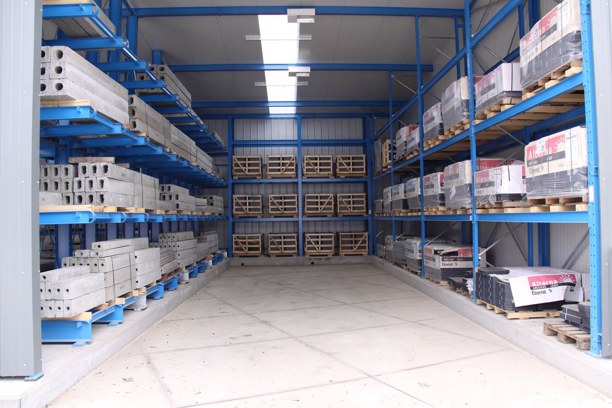 Rack Clad Warehouse Racking systems as a hall OHRA UK